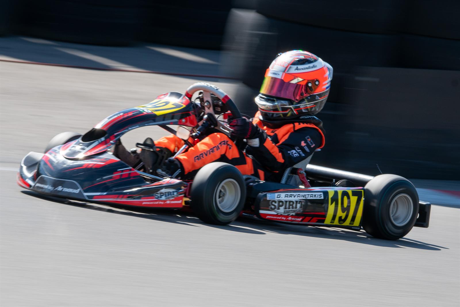 Kart race at Rotax Cup Wohlen
